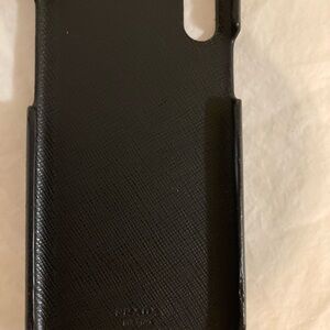 Prada Textured Black Phone Case